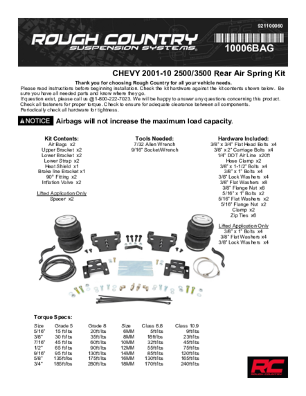 Installation Manual